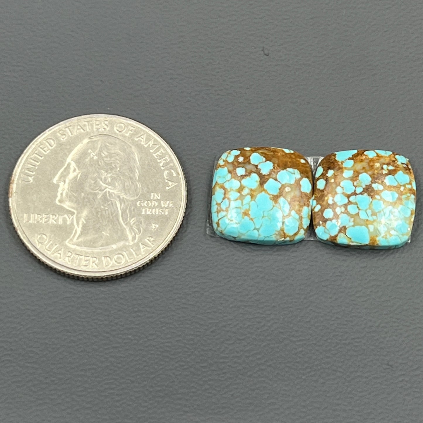 Number #8 Turquoise - Matching Pairs - Cushion