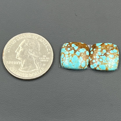 Number #8 Turquoise - Matching Pairs - Cushion
