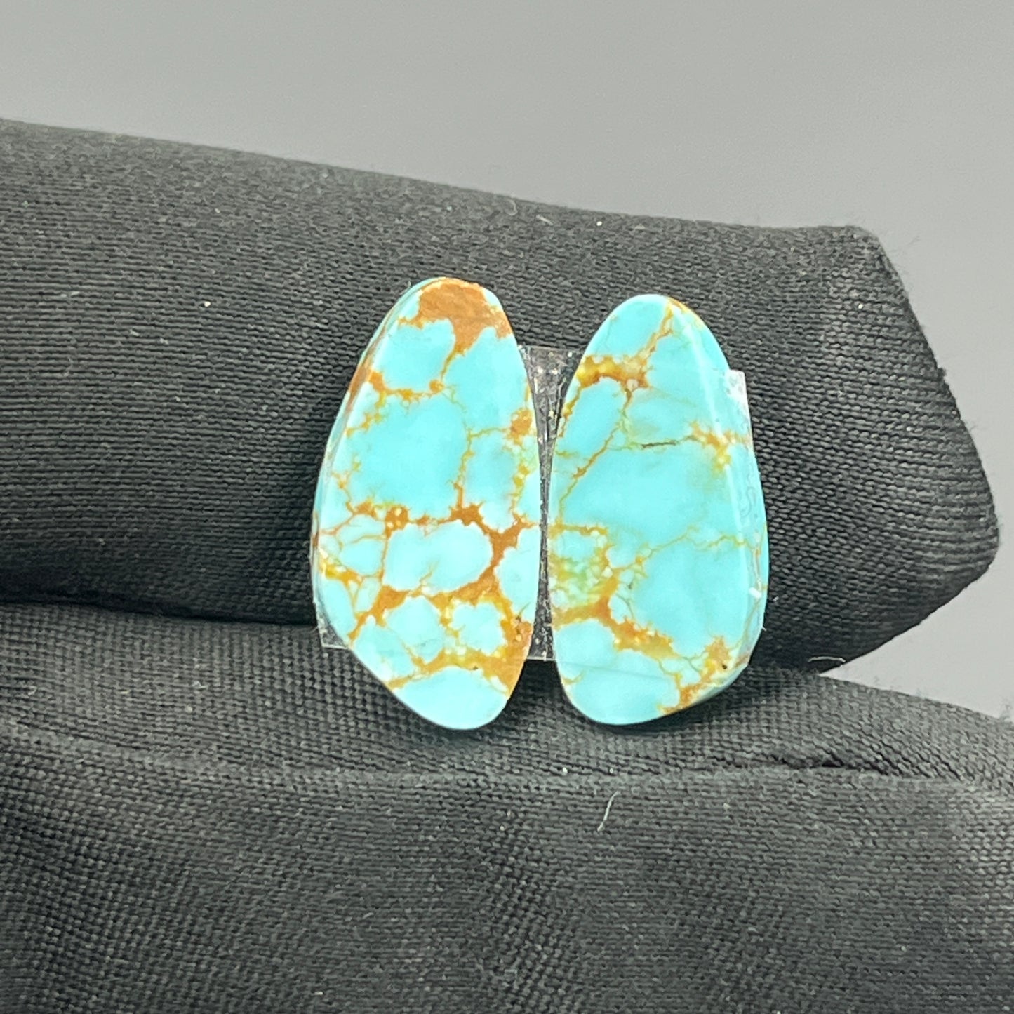 Number #8 Turquoise - Matching Pairs - Tumble