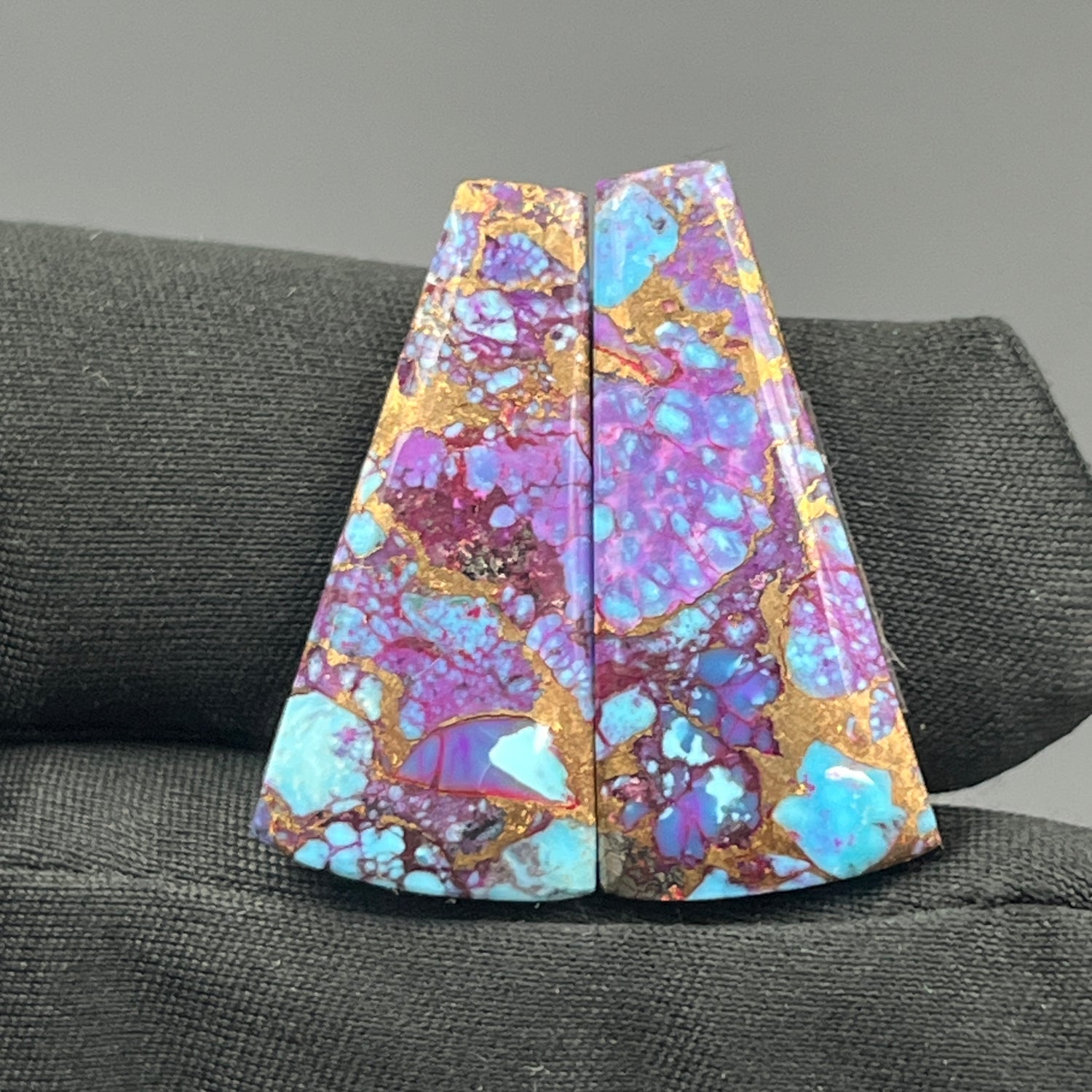 Kingman Purple Turquoise Mohave- Matching Pairs - Tumble