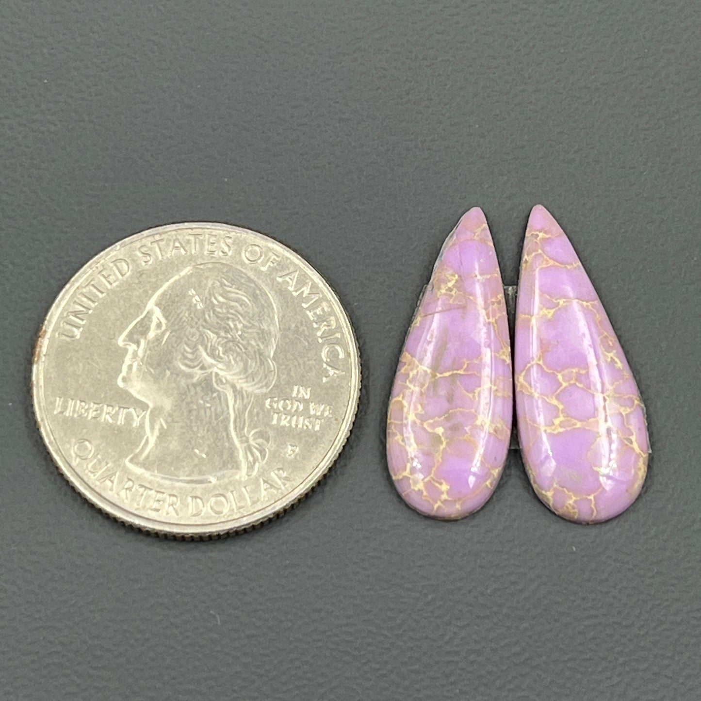 Phosphosiderite- Matching Pairs - Teardrop