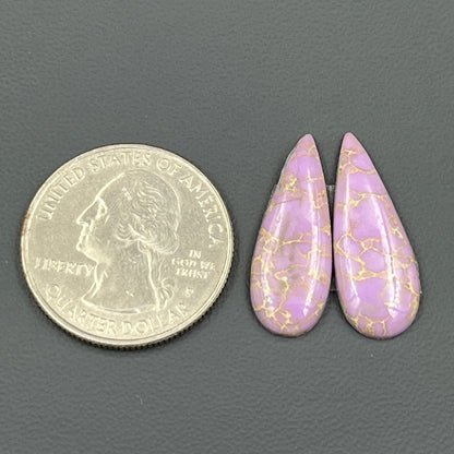 Phosphosiderite- Matching Pairs - Teardrop