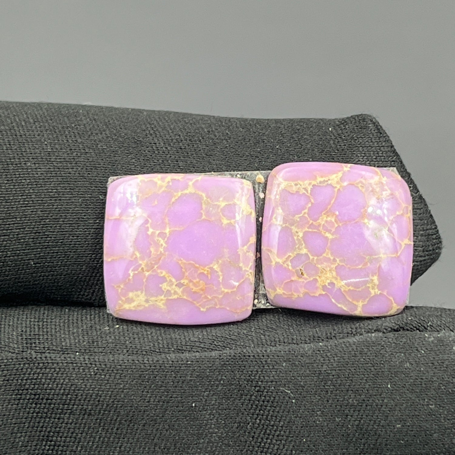 Phosphosiderite- Matching Pairs - Cushion