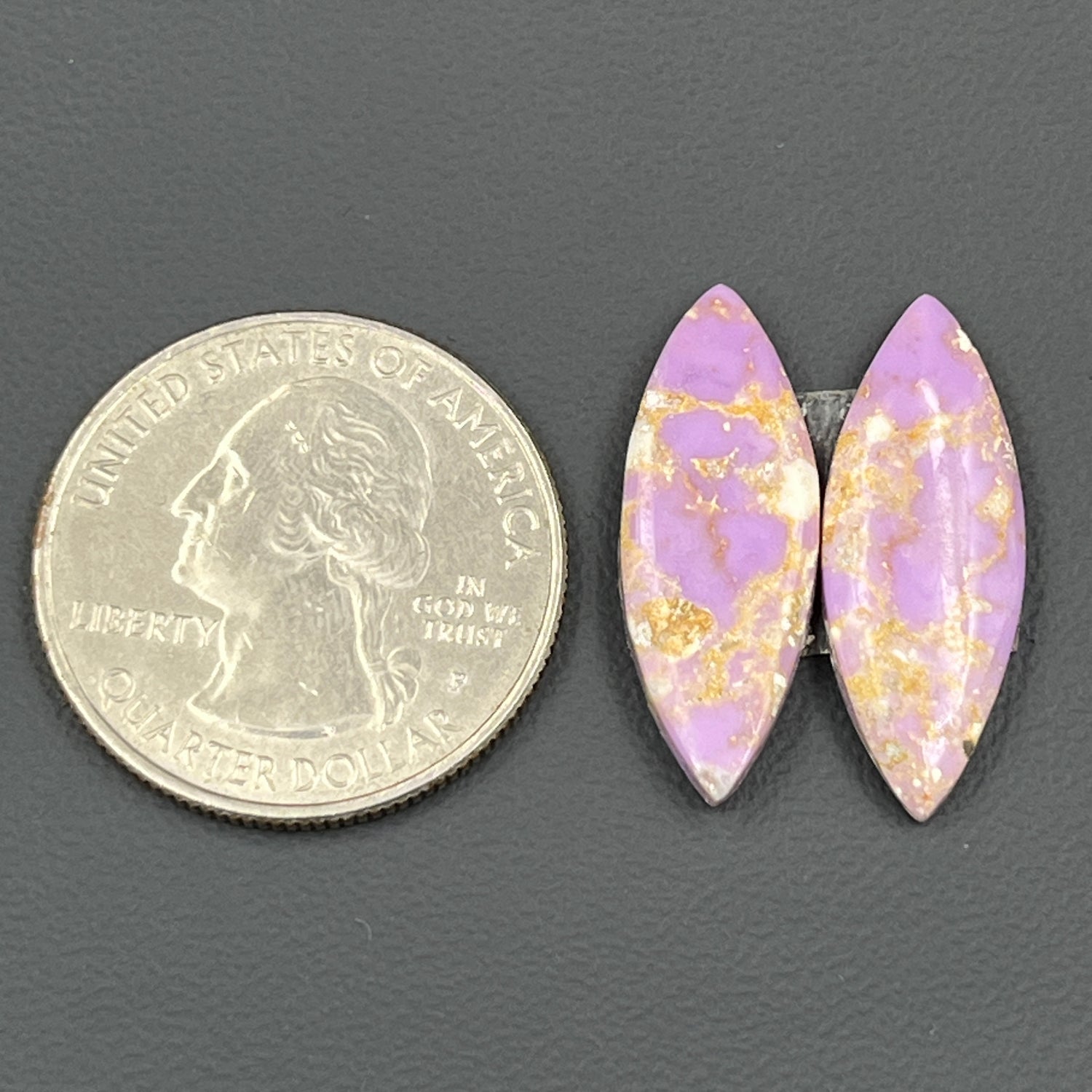 Phosphosiderite- Matching Pairs - Marquise