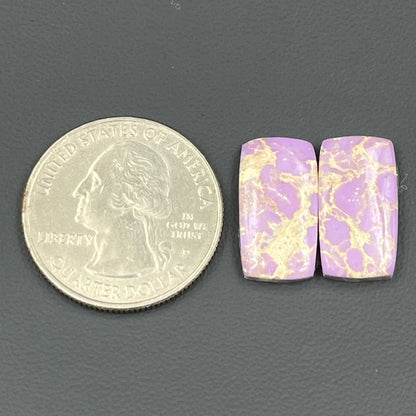 Phosphosiderite- Matching Pairs - Baguette