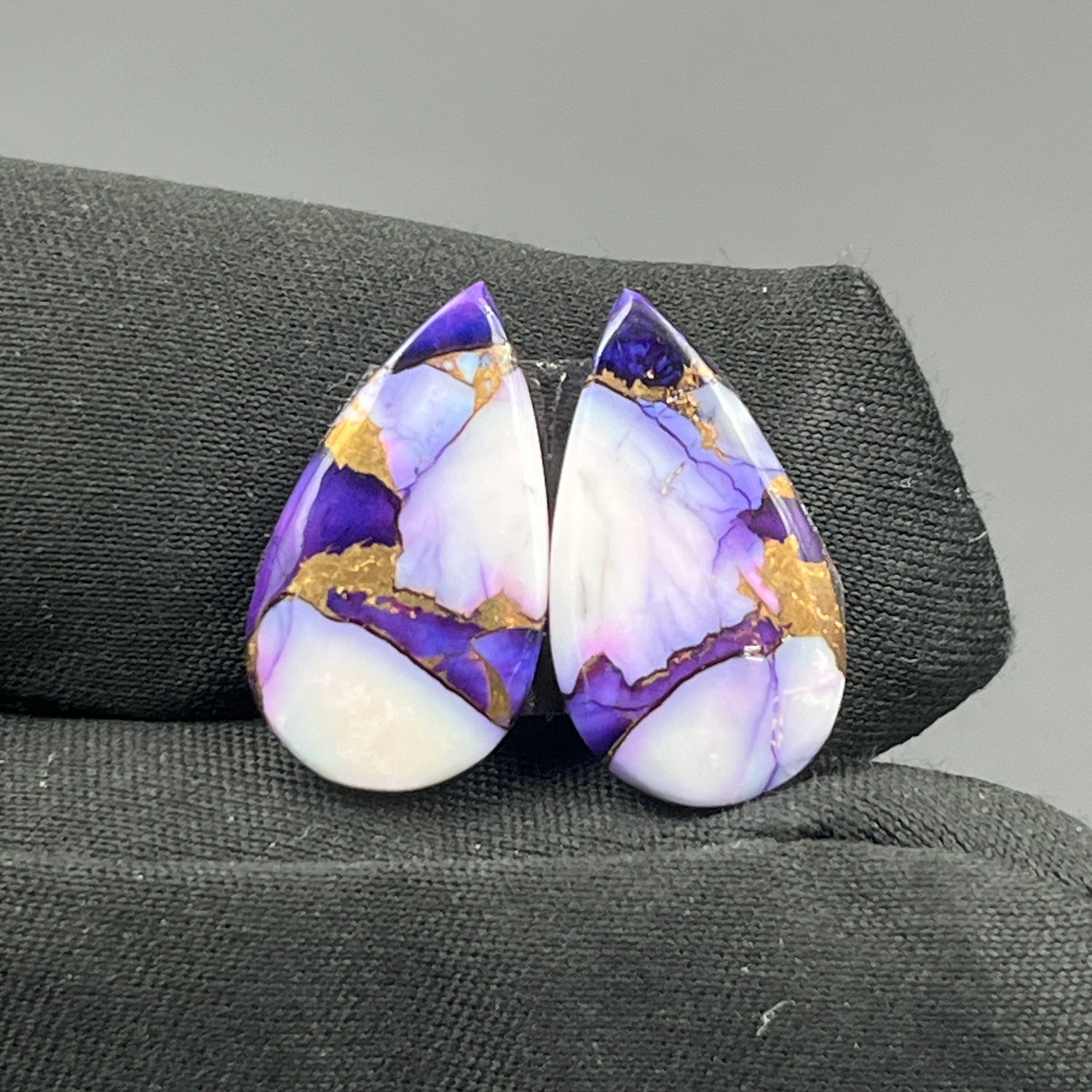 Kingman Purple Rose Dahlia - Matching Pairs - Teardrop