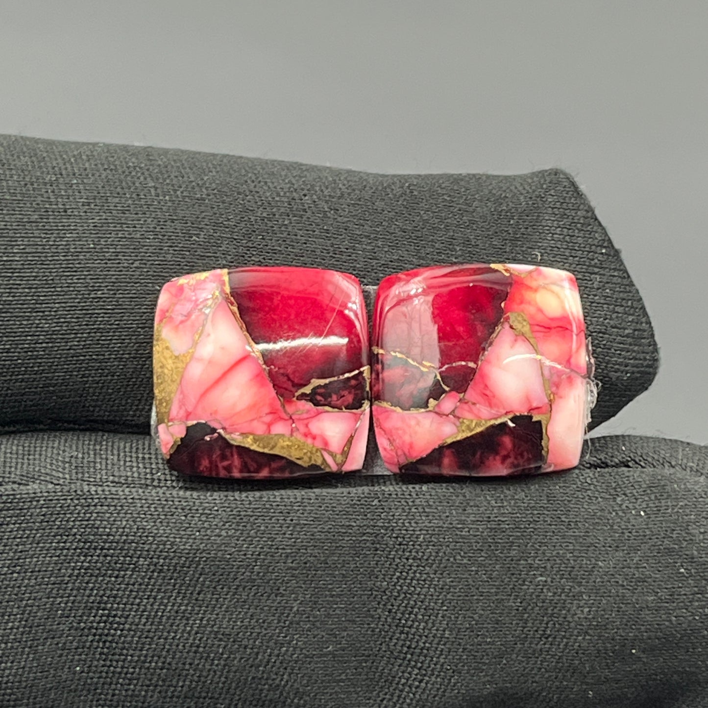 Kingman Red Rose Dahlia - Matching Pairs - Cushion
