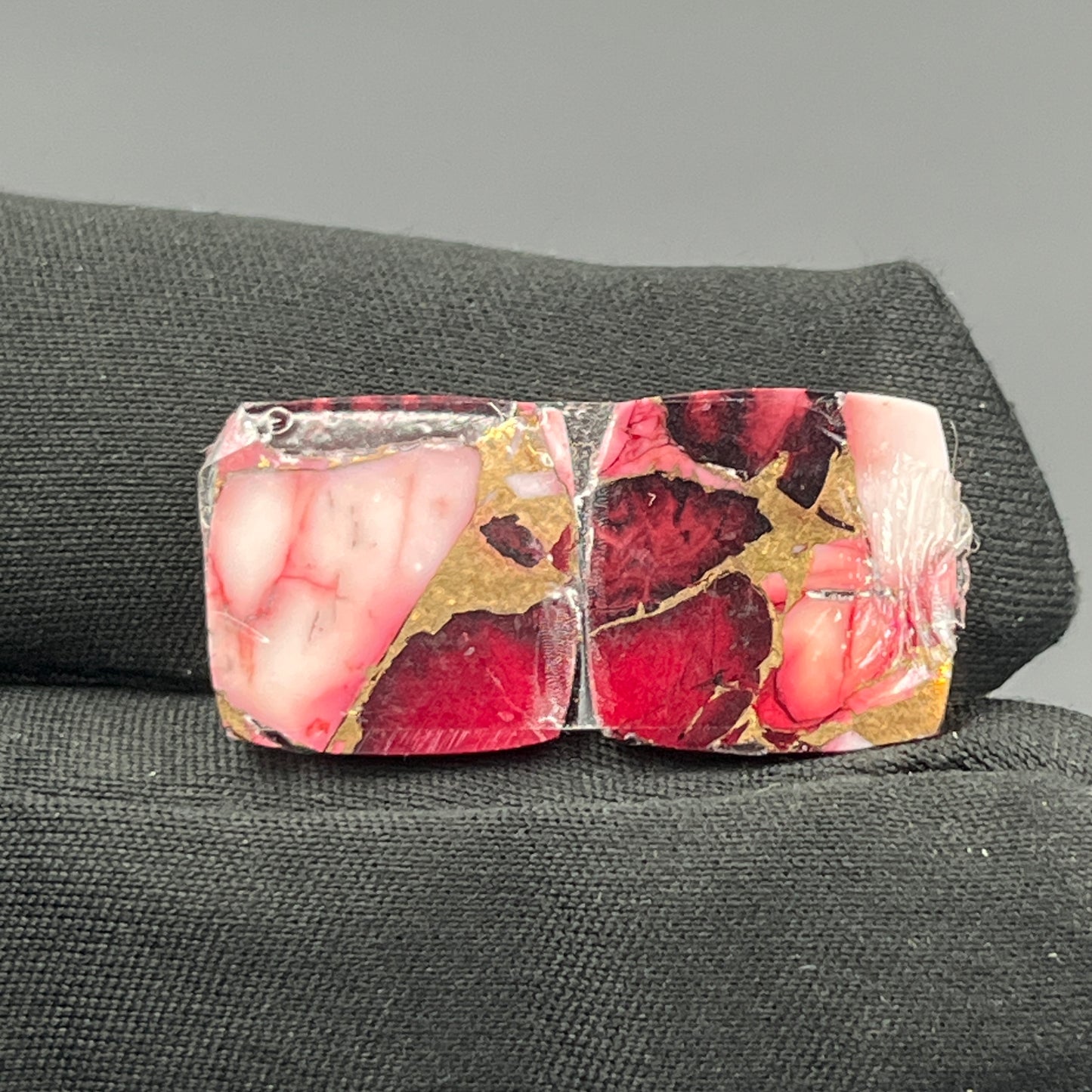 Kingman Red Rose Dahlia - Matching Pairs - Cushion