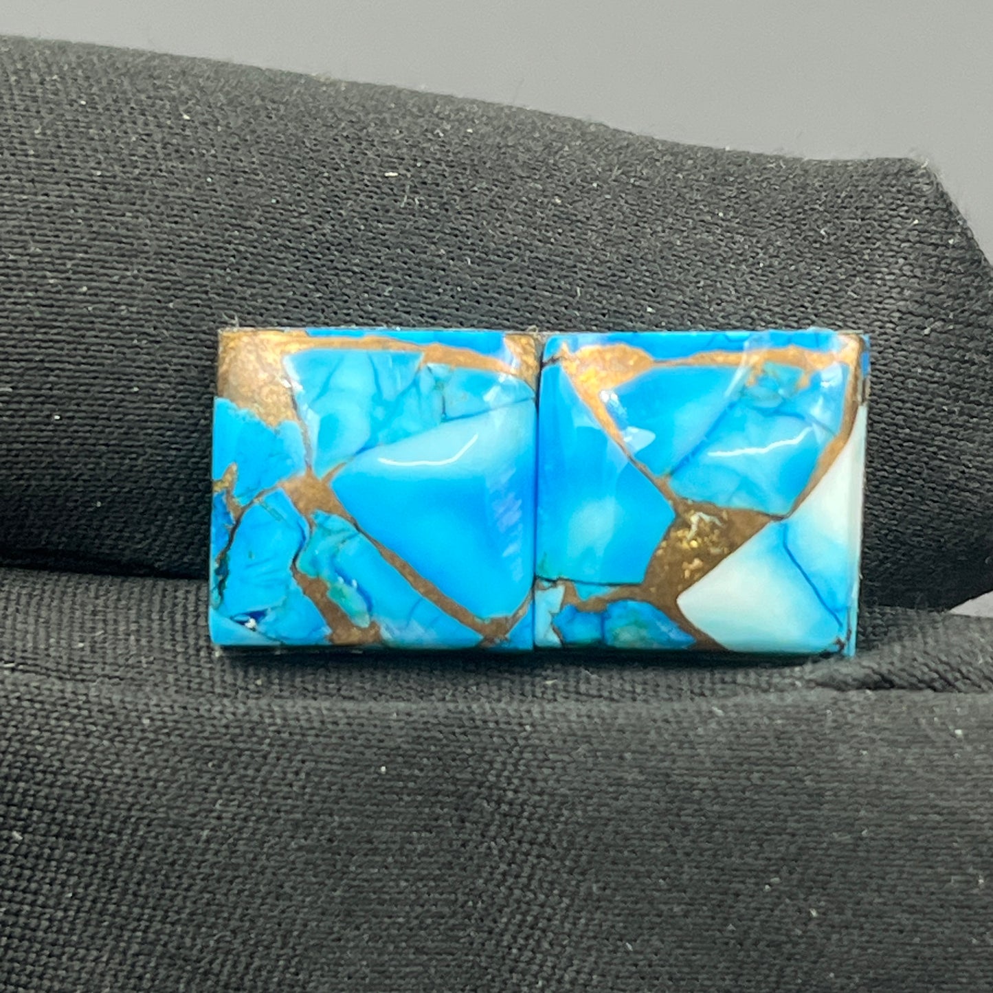 Kingman Ice Blue Dahlia - Matching Pairs - Cushion