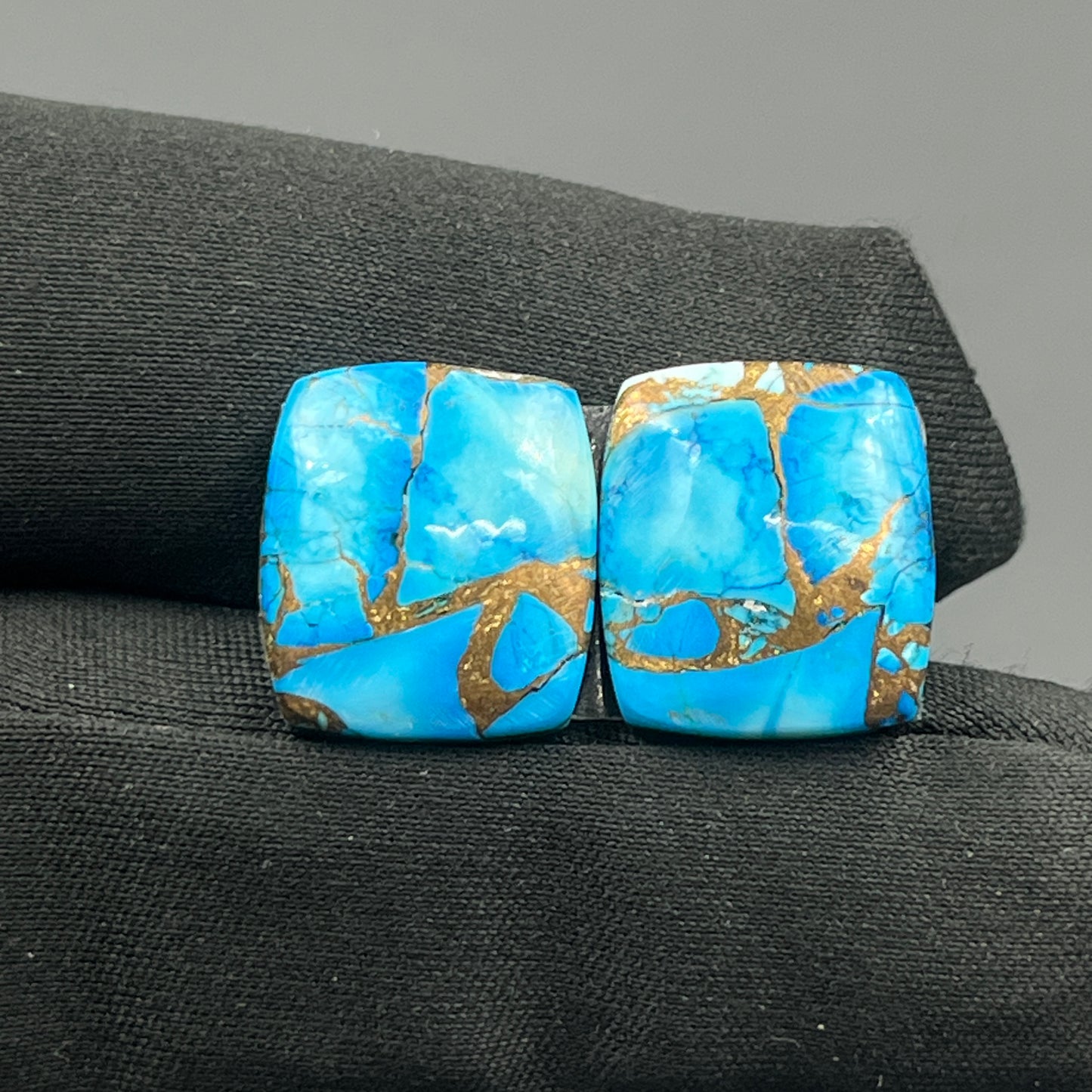 Kingman Ice Blue Dahlia - Matching Pairs - Cushion