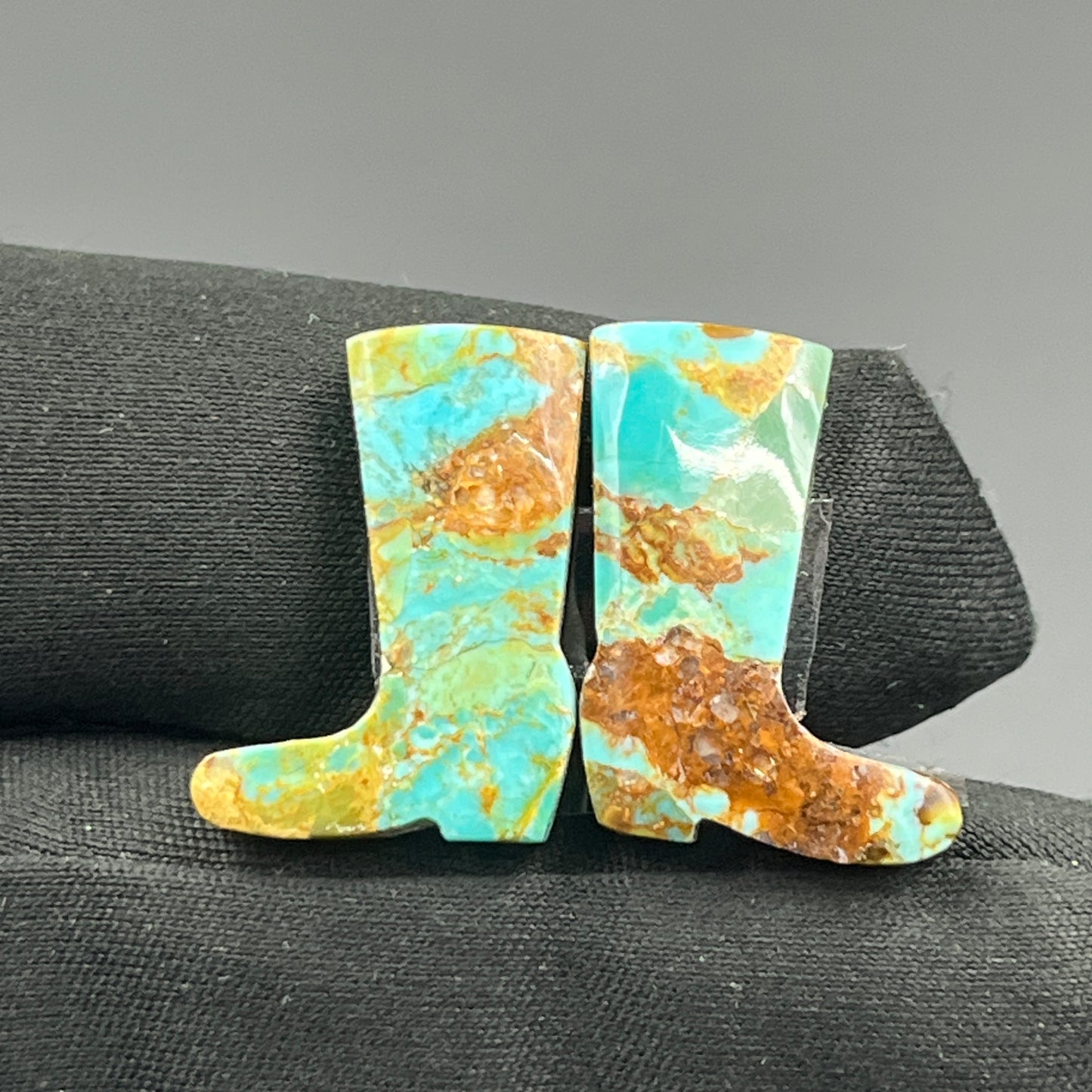 Kingman Turquoise Mohave- Matching Pairs - Boots