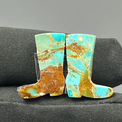 Kingman Turquoise Mohave- Matching Pairs - Boots