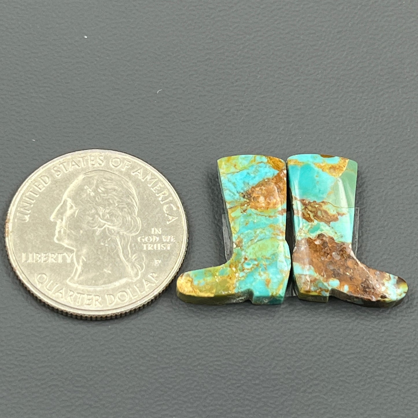 Kingman Turquoise Mohave- Matching Pairs - Boots