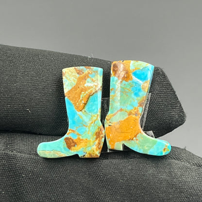 Kingman Turquoise Mohave- Matching Pairs - Boots
