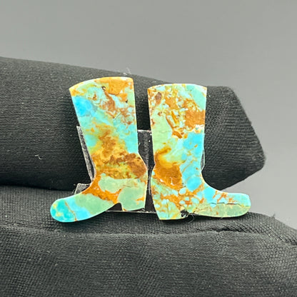 Kingman Turquoise Mohave- Matching Pairs - Boots