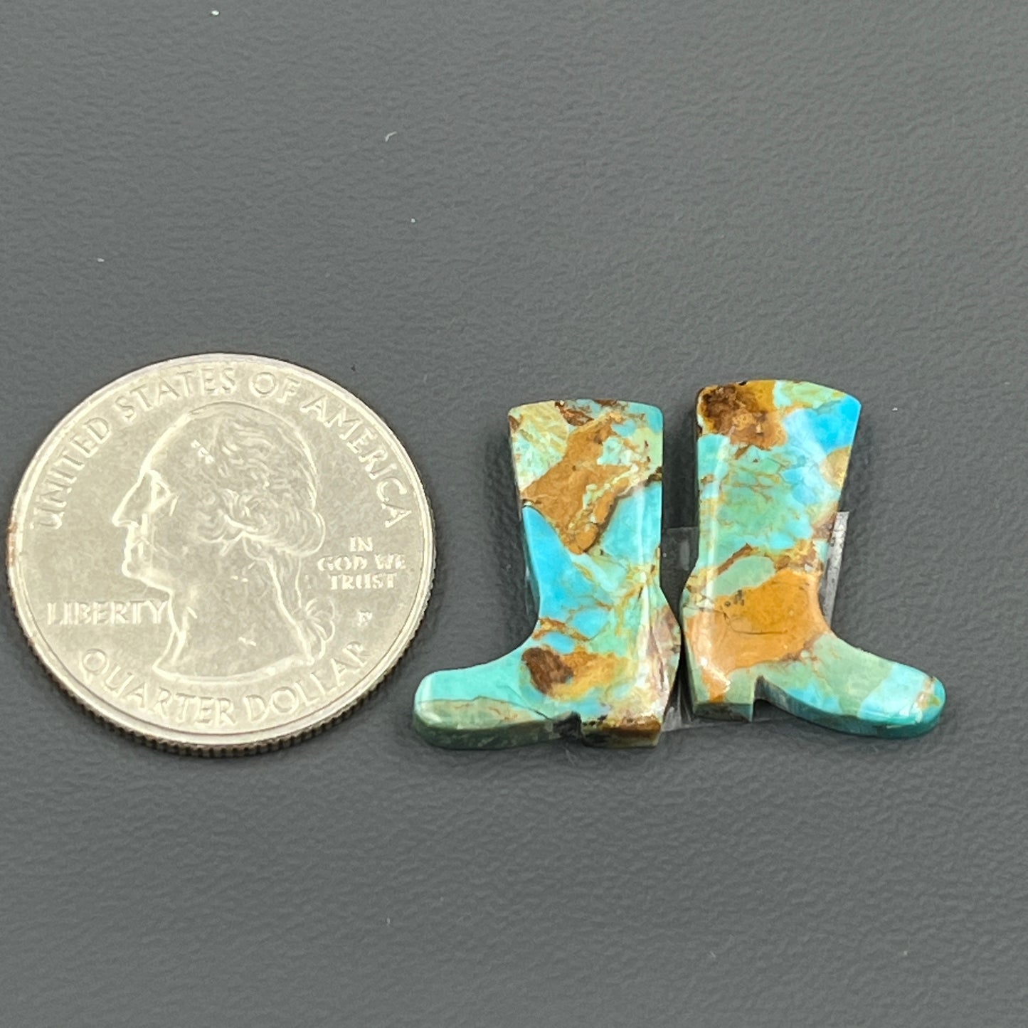 Kingman Turquoise Mohave- Matching Pairs - Boots