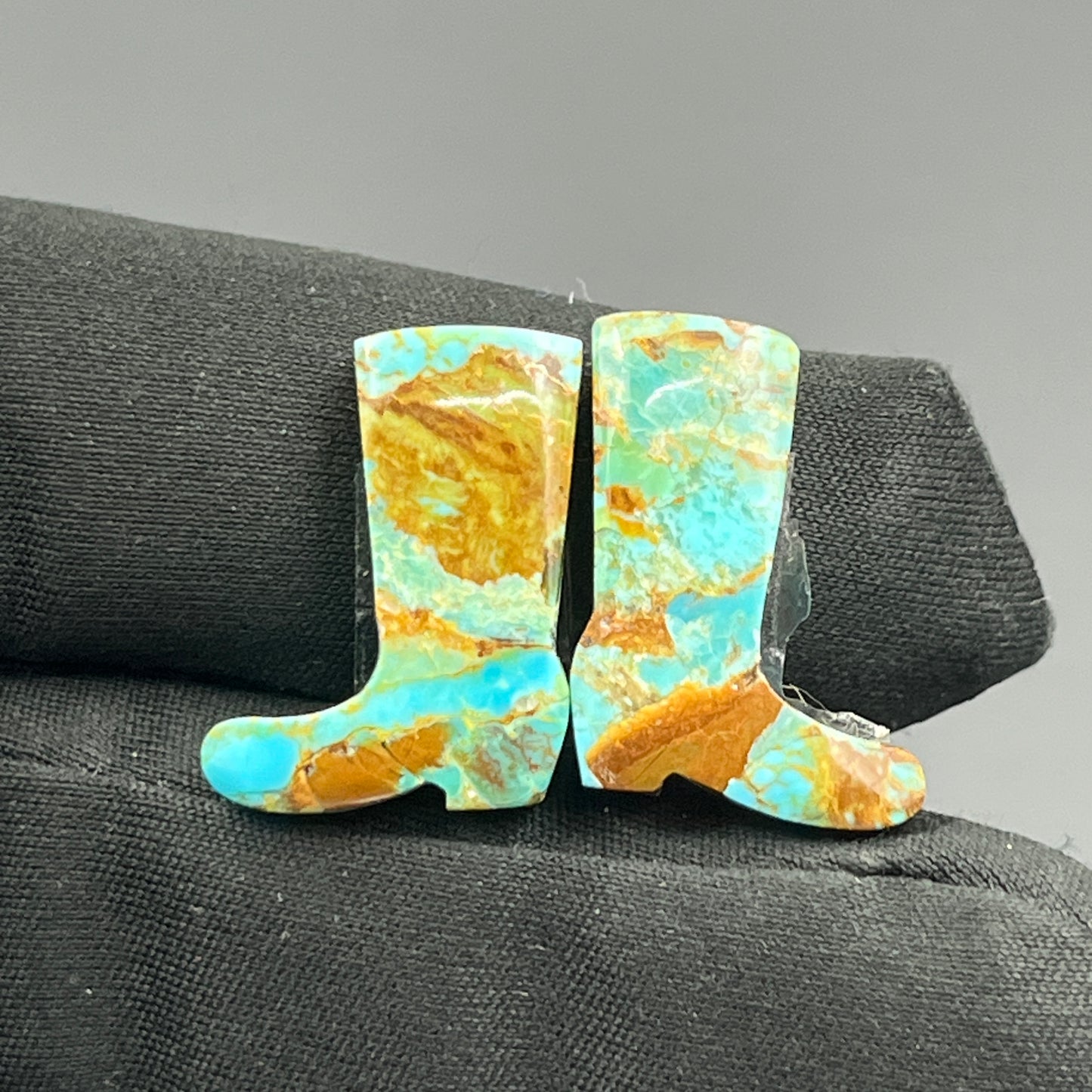 Kingman Turquoise Mohave- Matching Pairs - Boots