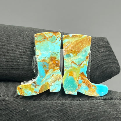Kingman Turquoise Mohave- Matching Pairs - Boots