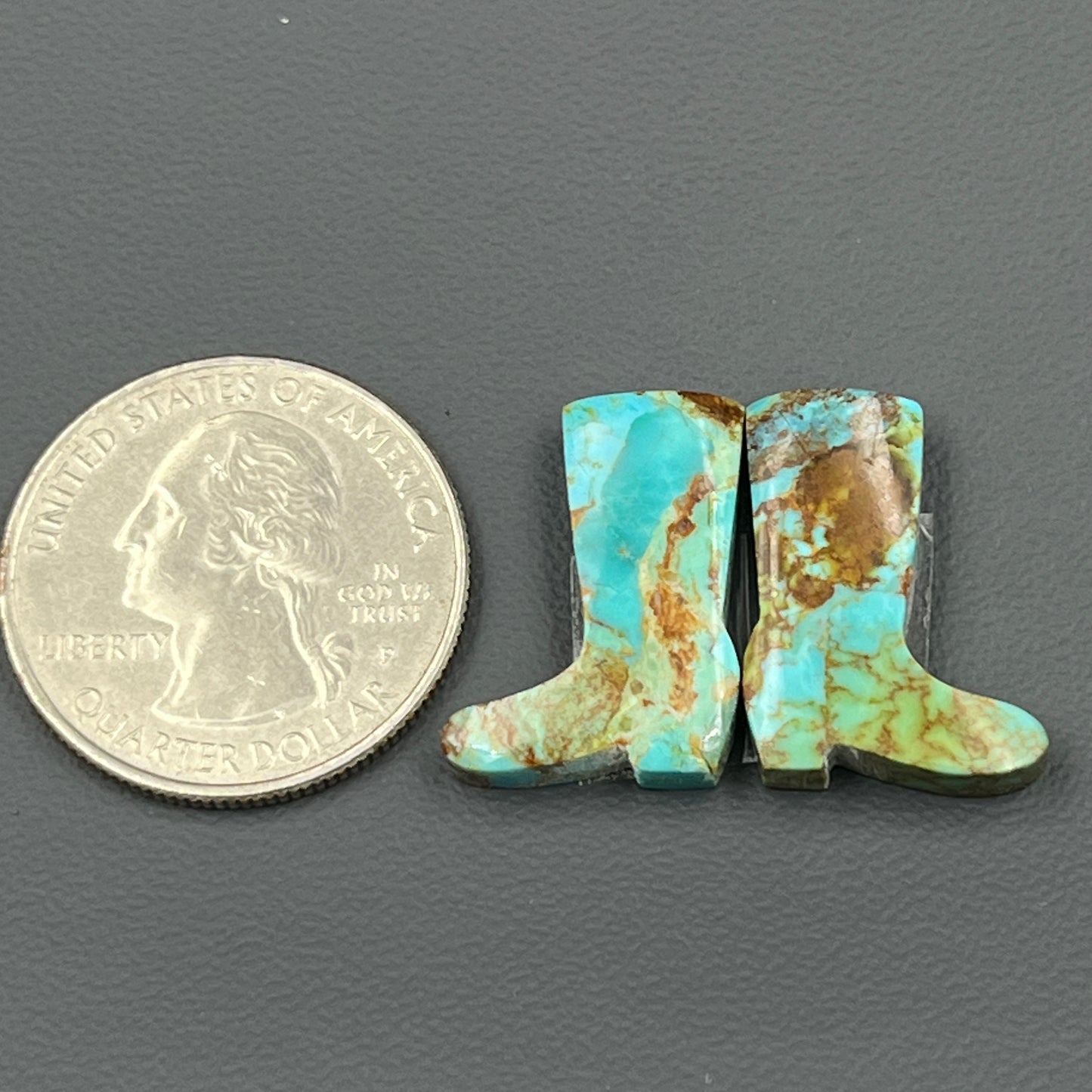 Kingman Turquoise Mohave- Matching Pairs - Boots
