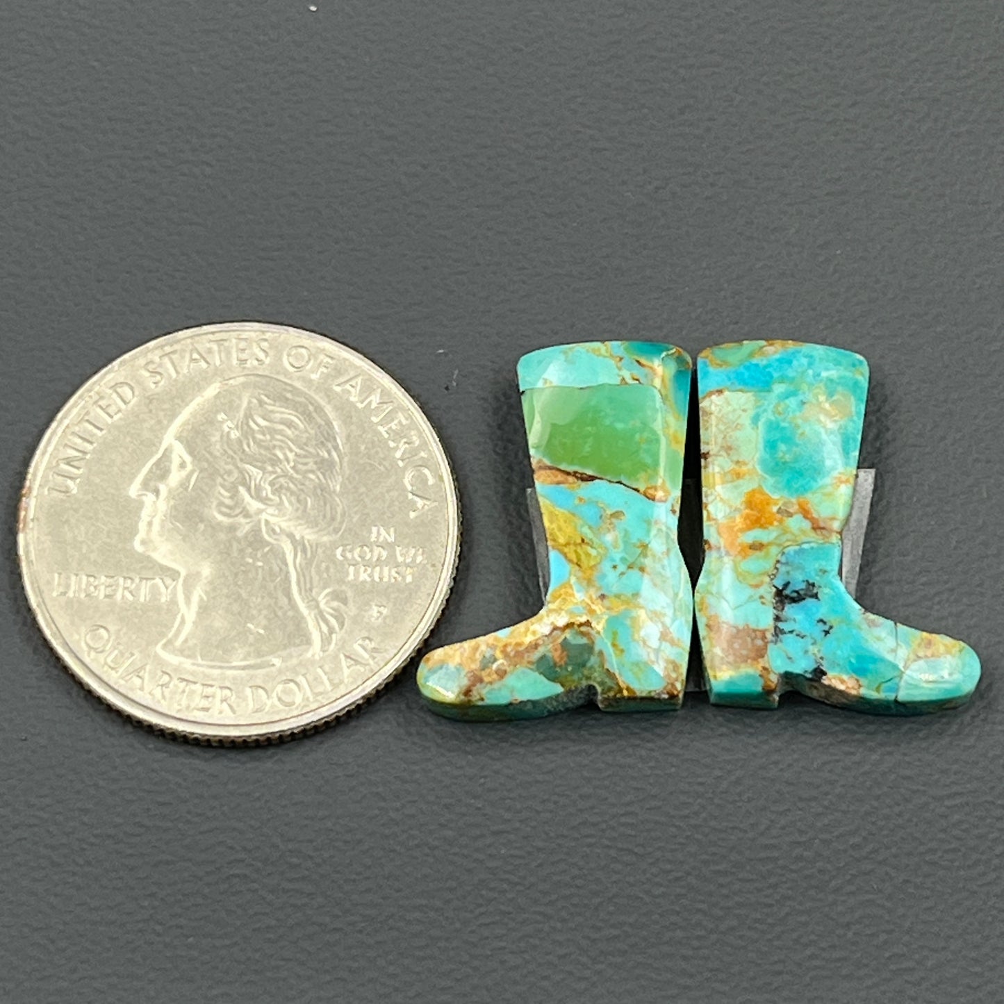 Kingman Turquoise Mohave- Matching Pairs - Boots