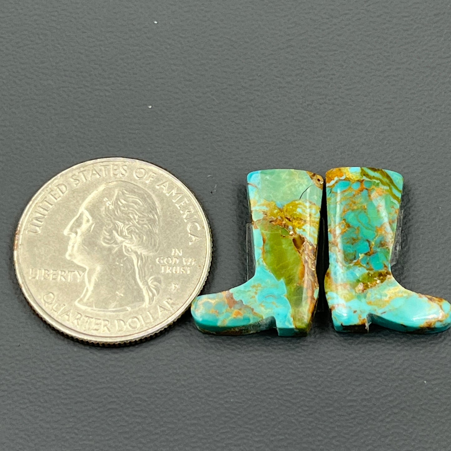 Kingman Turquoise Mohave- Matching Pairs - Boots
