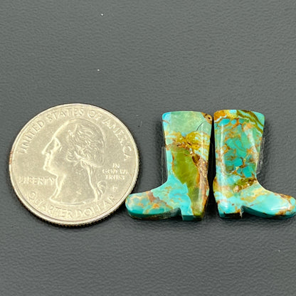 Kingman Turquoise Mohave- Matching Pairs - Boots