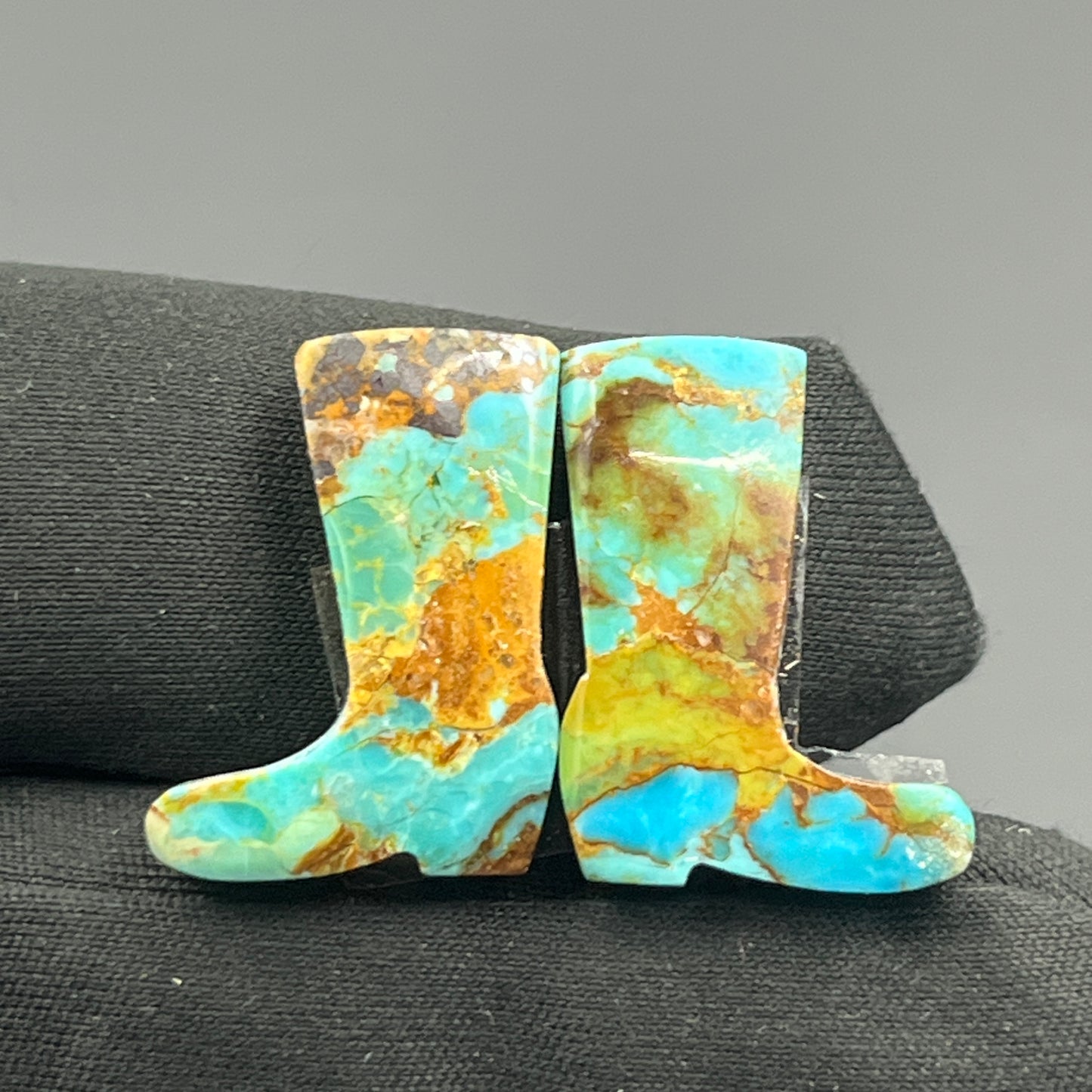 Kingman Turquoise Mohave- Matching Pairs - Boots