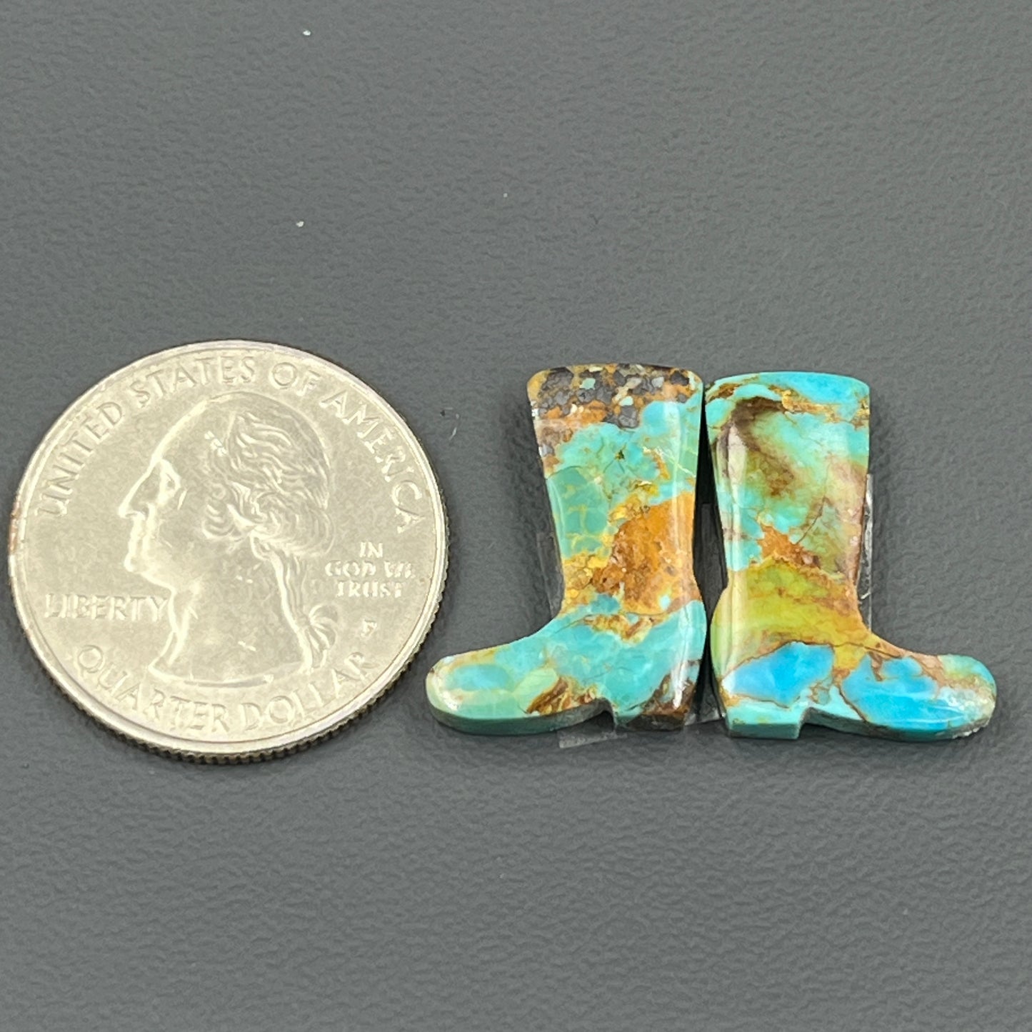Kingman Turquoise Mohave- Matching Pairs - Boots