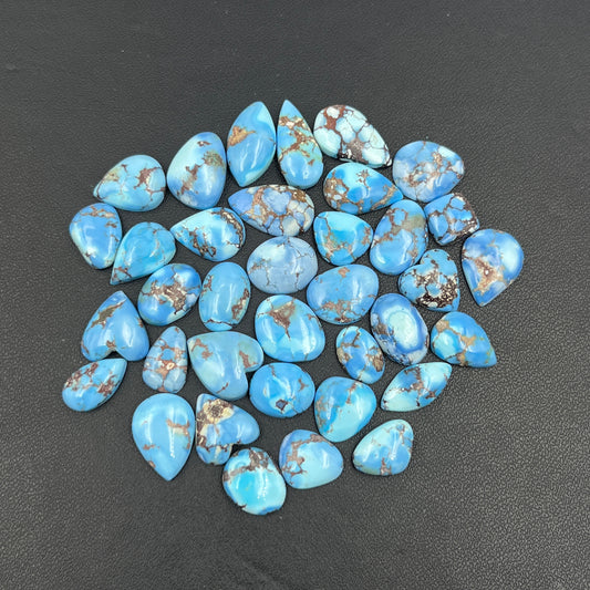 Top Quality Golden Hill Turquoise - Loose Cabs - Wholesale Lot - 36 Pcs