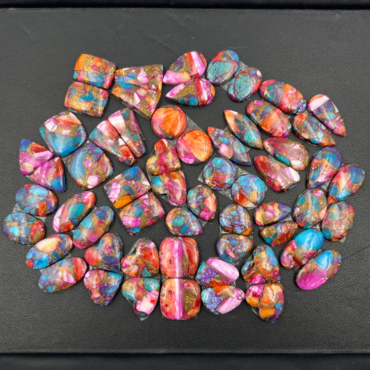 Kingman Pink Turquoise Dahlia - Matching  Pairs - Wholesale Lot - 29 Pcs