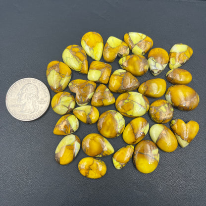 Kingman Honey Dahlia - Loose Cabs - Wholesale Lot - 29 Pcs