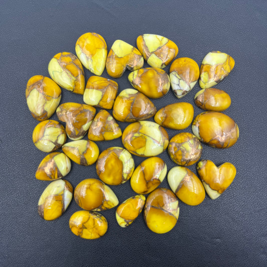 Kingman Honey Dahlia - Loose Cabs - Wholesale Lot - 29 Pcs