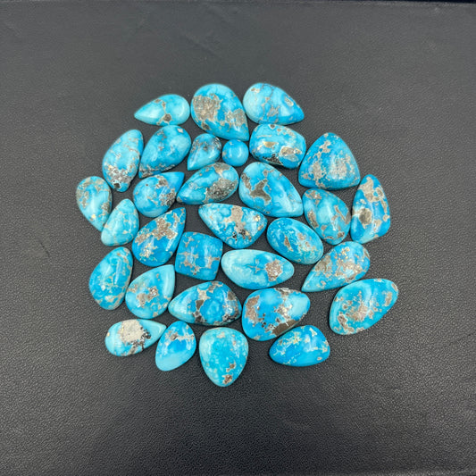 Blue Bird Turquoise - Loose Cabs - Wholesale Lot - 31 Pcs