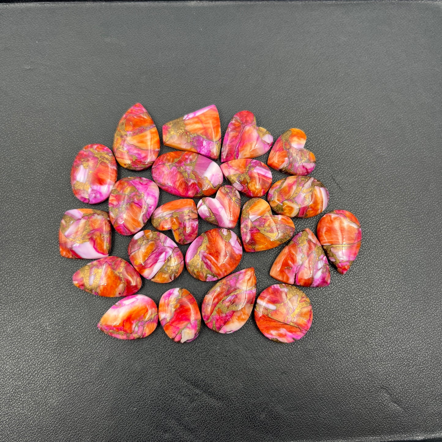 Kingman Star Burst Mohave - Loose Cabs - Wholesale Lot - 22 Pcs