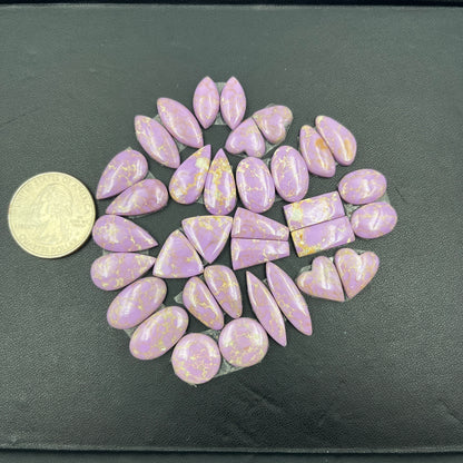 Phosphosiderite- Matching Pairs - Wholesale Lot - 17 Pair
