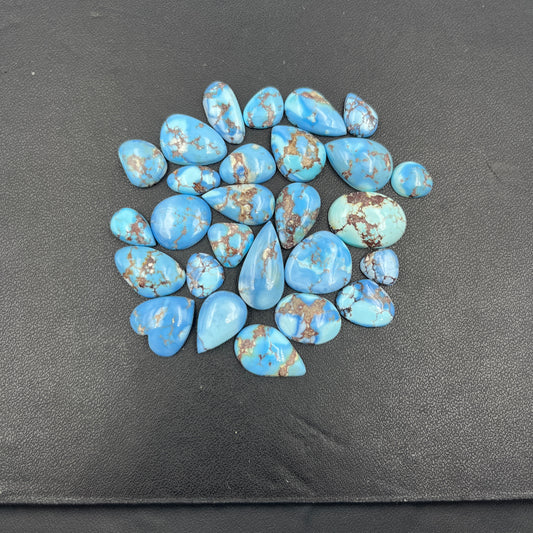 Top Quality Golden Hill Turquoise - Wholesale Lot - 27 Pcs