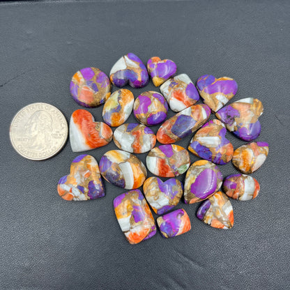 Kingman Purple Oyster Mohave - Loose Cabs - Wholesale Lot - 22 Pcs