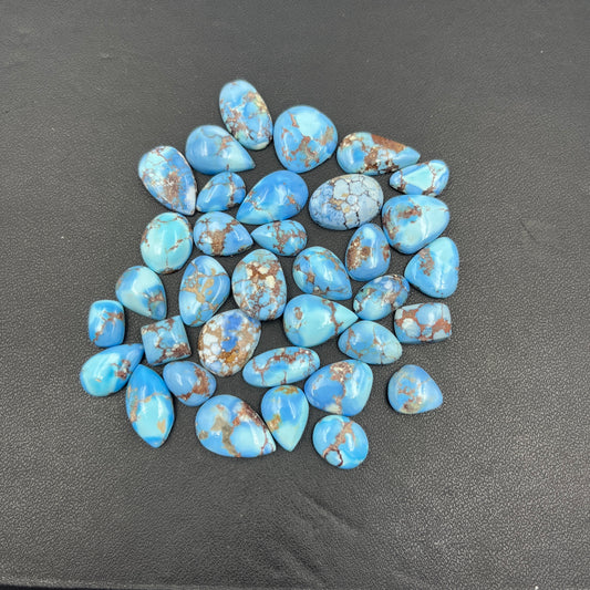 Top Quality Golden Hill Turquoise - Wholesale Lot - 35 Pcs
