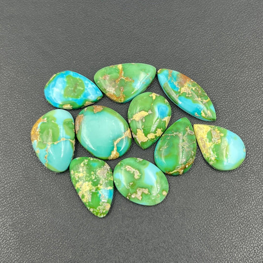 Sonoran Mountain Turquoise - Loose Cab Wholesale Lot - 10 Pcs