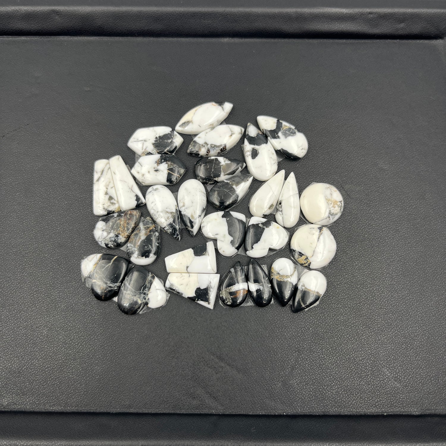 White Buffalo Turquoise - Matching Pairs - Wholesale Lot - 14 Pairs