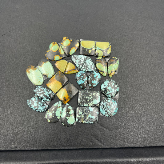 Hubei Turquoise - Matching Pairs Wholesale Lot - 12 Pairs
