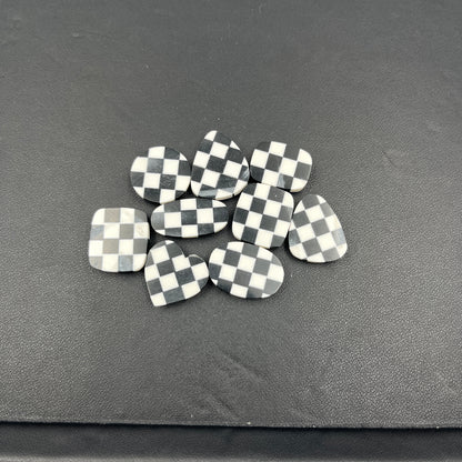 Black & White Checker - Loose Cab Wholesale Lot - 09 Pcs