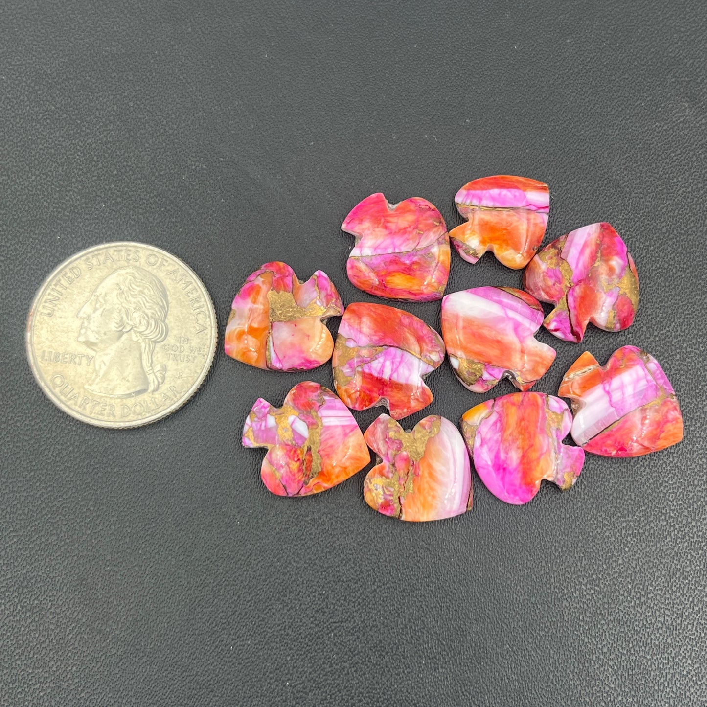 Kingman Star Burst Mohave - Loose Cabs - Wholesale Lot - 10 Pcs