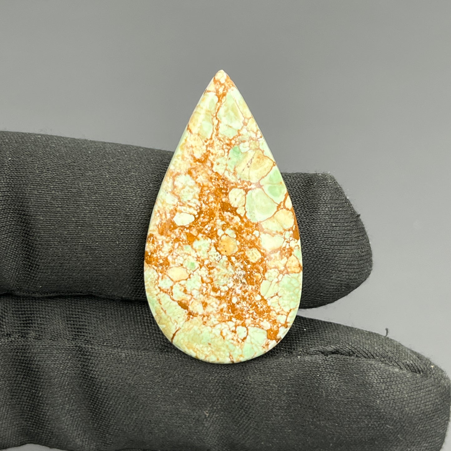 Variscite Green Turquoise Cabochon - Teardrop