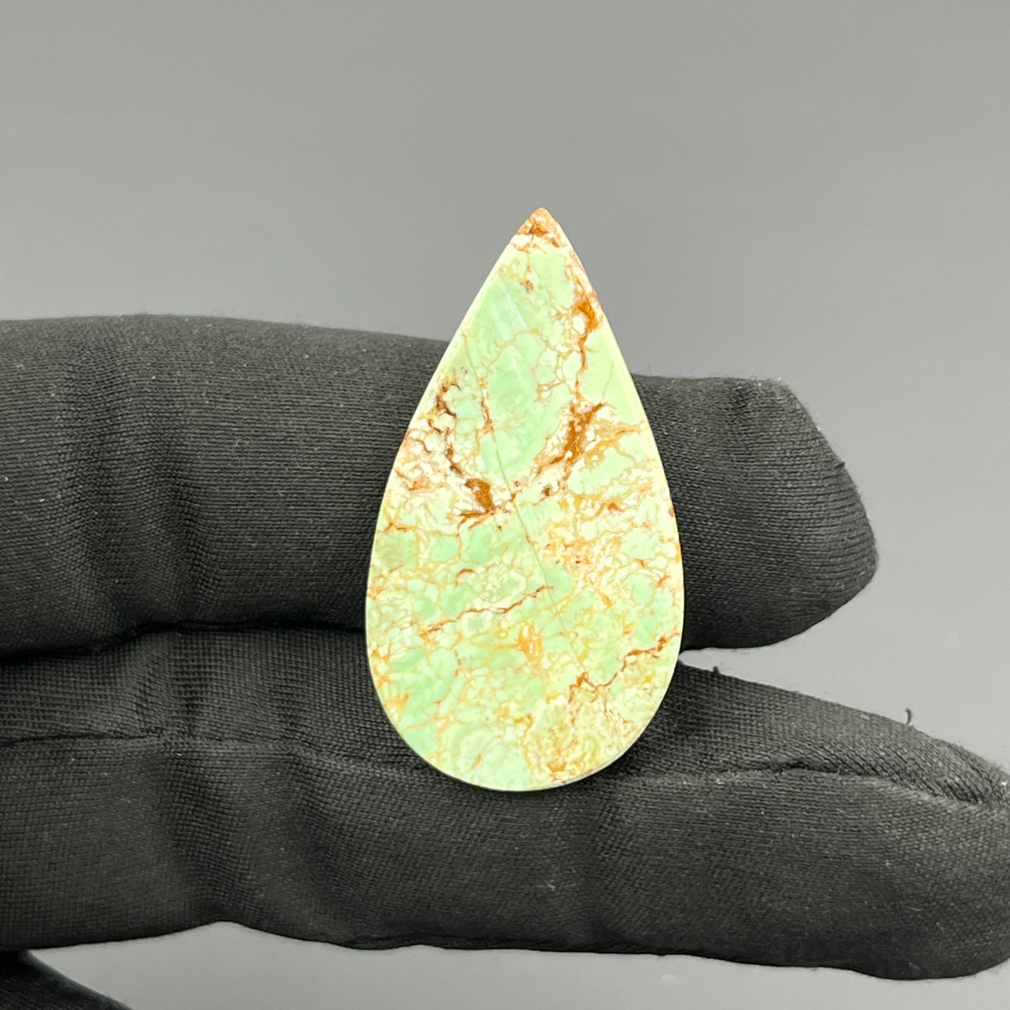 Variscite Green Turquoise Cabochon - Teardrop