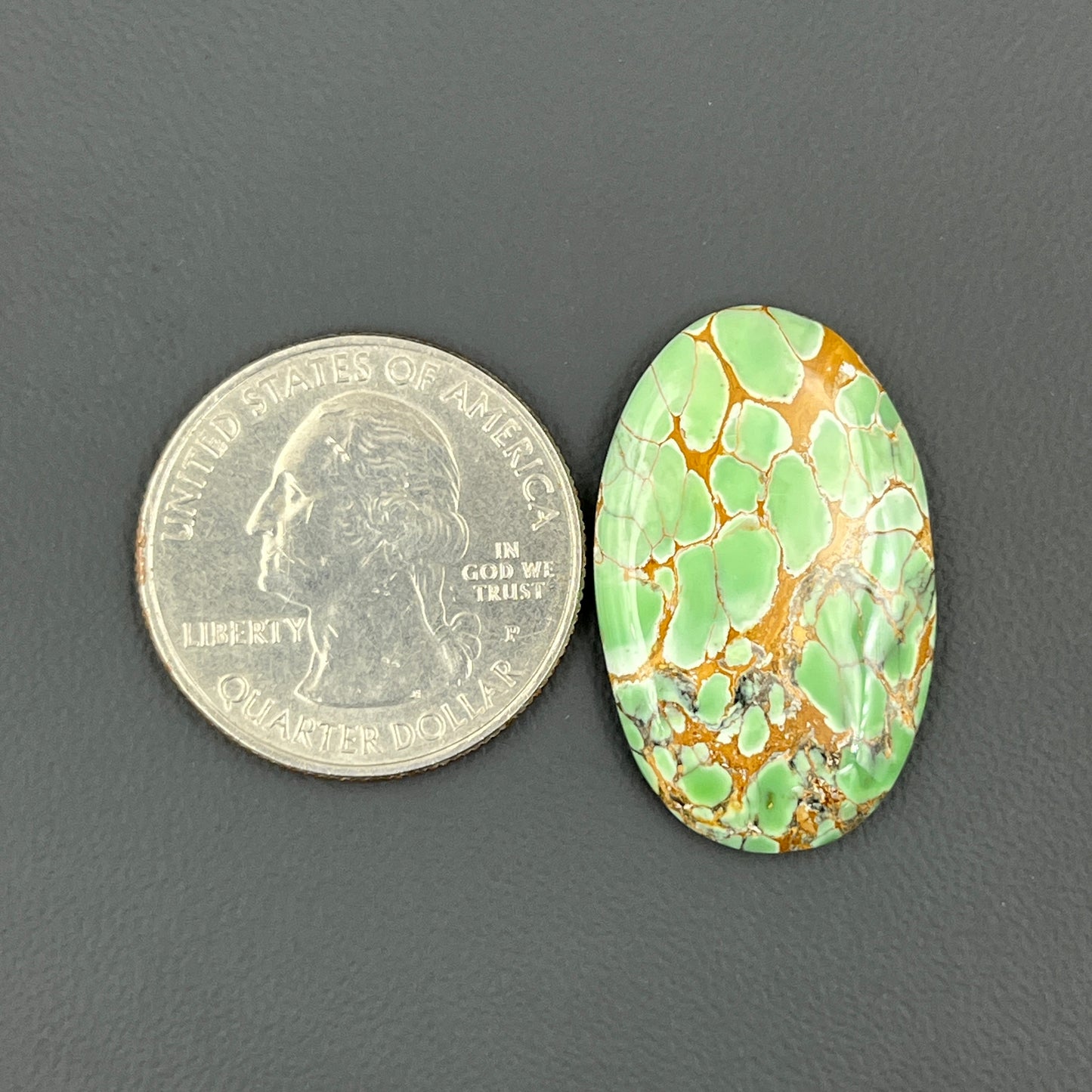 Variscite Green Turquoise Cabochon - Oval