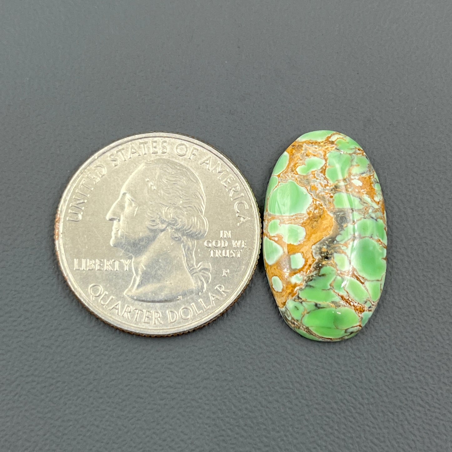 Variscite Green Turquoise Cabochon - Oval