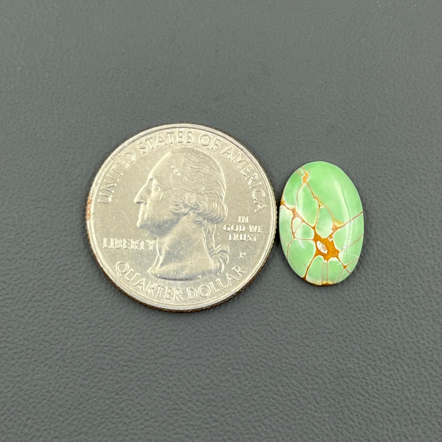 Variscite Green Turquoise Cabochon - Oval