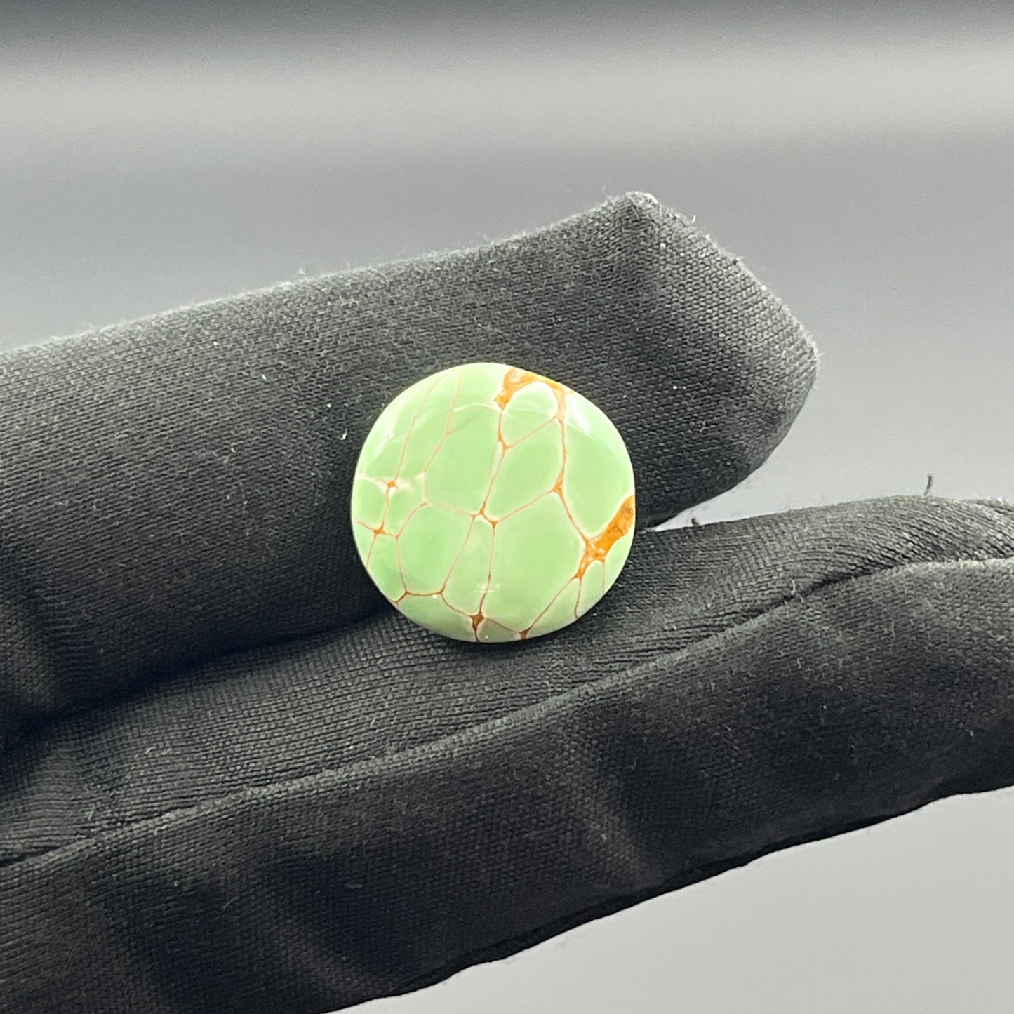 Variscite Green Turquoise Cabochon - Round