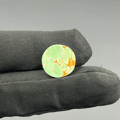 Variscite Green Turquoise Cabochon - Round